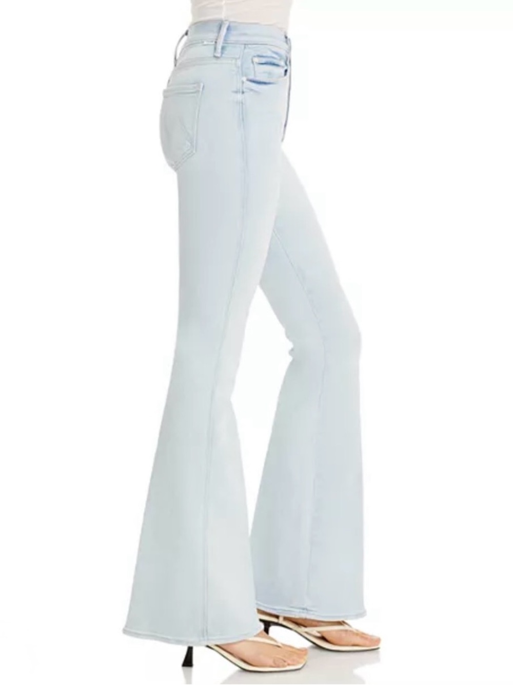 MOTHER The Super Cruiser Double Heel High Rise Flare Jeans in Sexico Mexico S 25